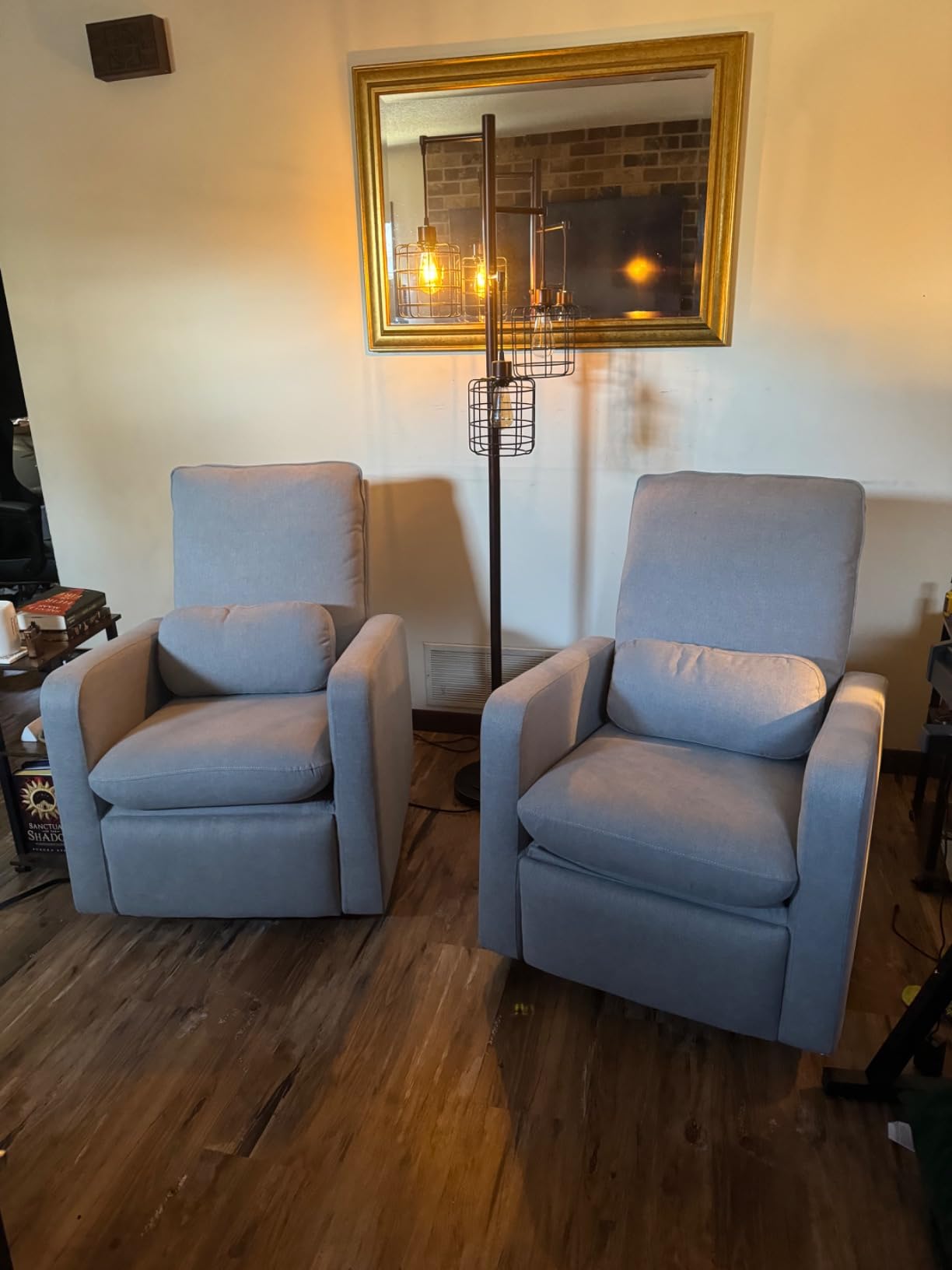 Delta Children babyGap Cloud Recliner with LiveSmart Evolve - Sustainable Performance Fabric, Grey customer photo 2