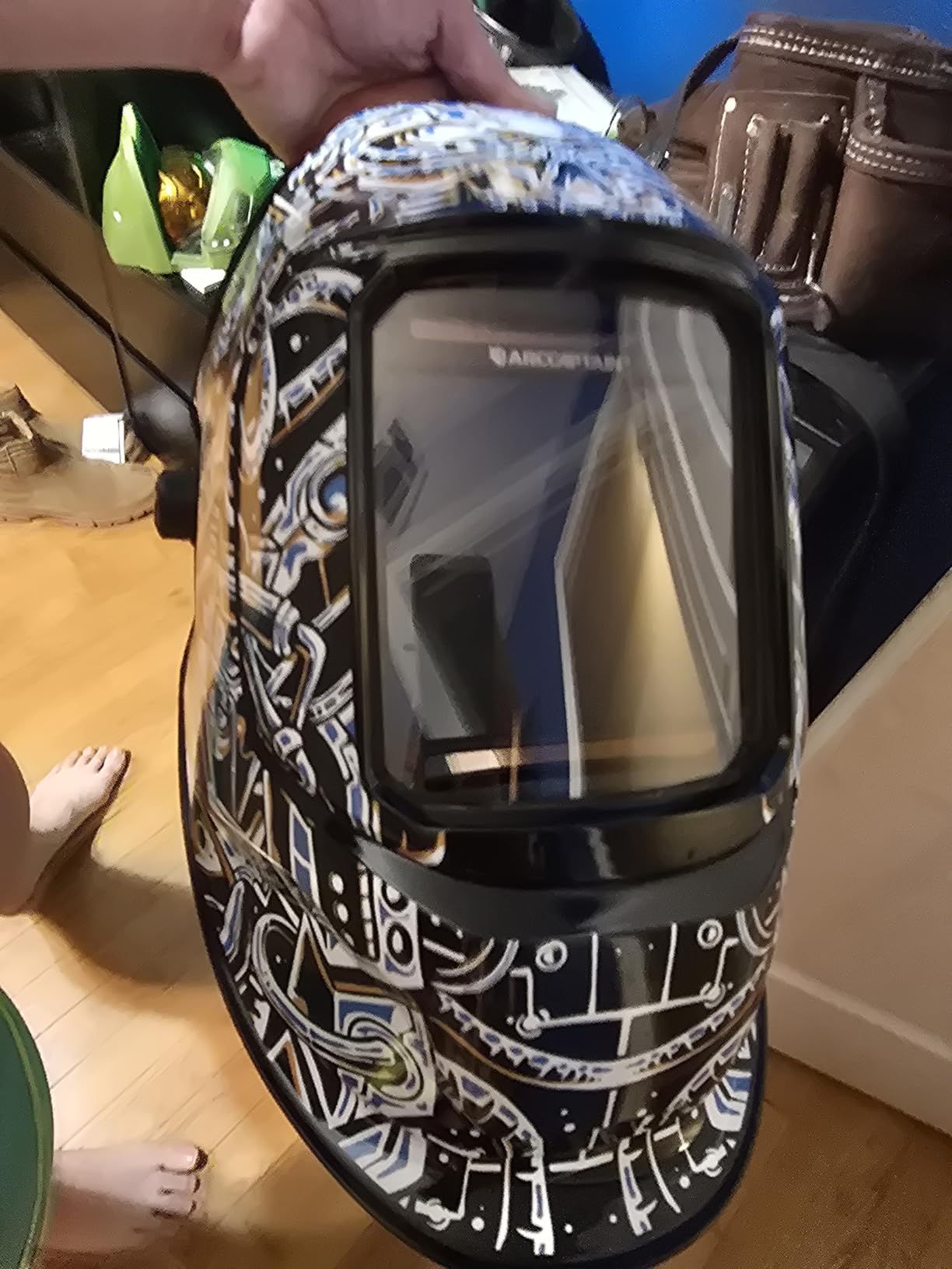 ARCCAPTAIN Welding Helmet Auto Darkening, 3.94