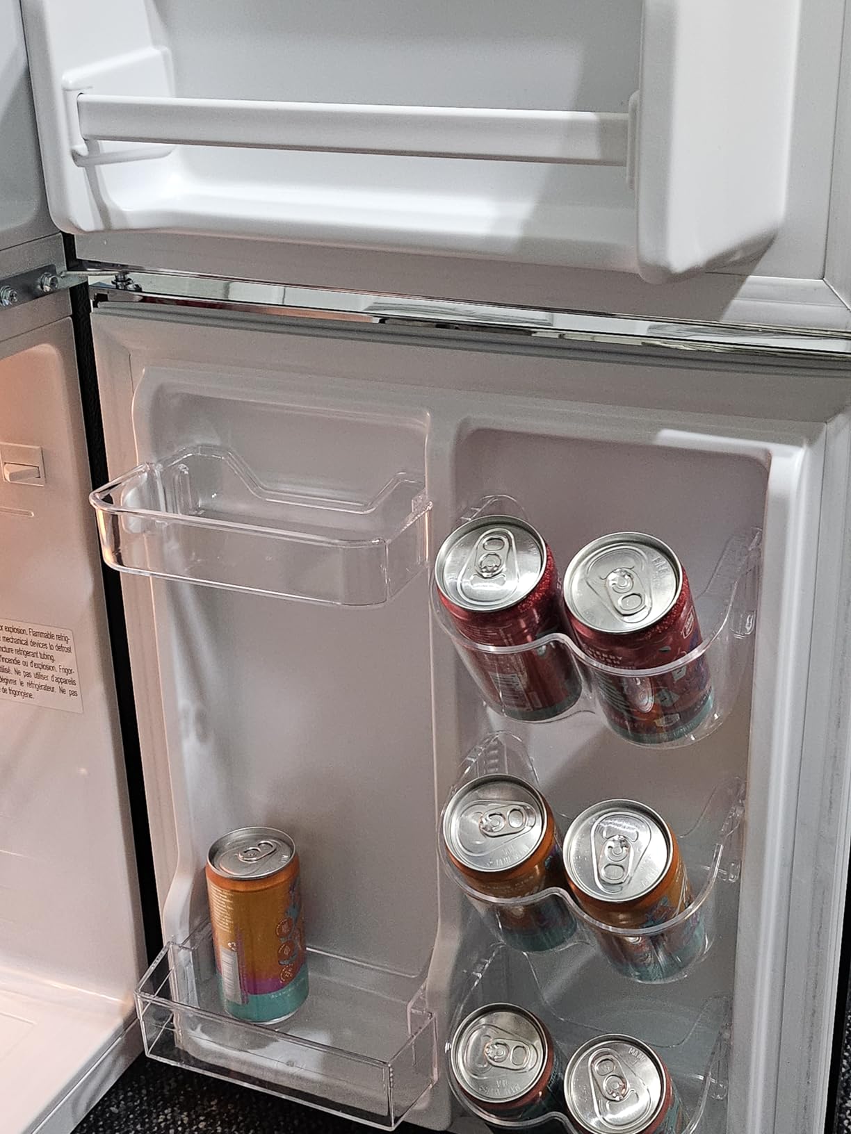 Frigidaire EFR840-Cream EFR840 Retro Mini Fridge with Freezer & Side Bottle Opener-Small 2 Door Refrigerator for Office Bar or College Dorm Room-3.1 Cu Ft (Cream) customer photo 1