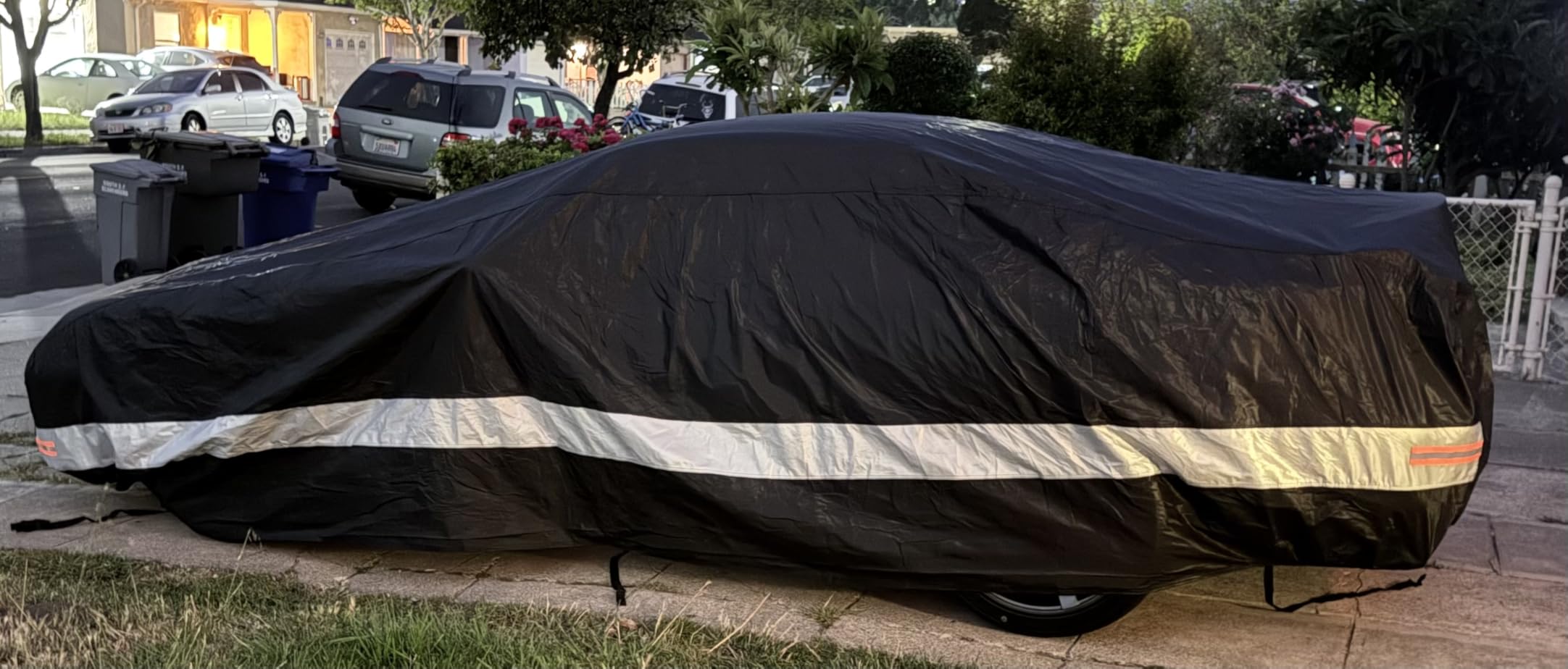 10 Layers Car Cover Waterproof All Weather for SUV, 100% Waterproof Outdoor Car Covers Rain Snow UV Dust Protection. Custom Fit for BMW X3, Audi Q5, Nissan Rogue, Chevy Equinox customer photo 2