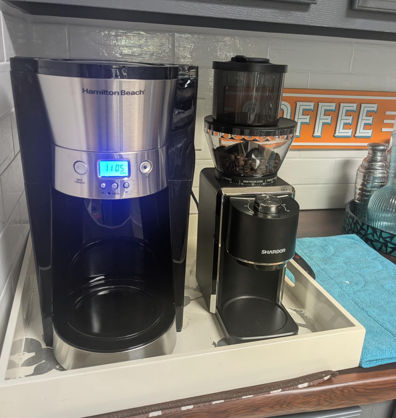 Hamilton Beach Programmable Coffee Maker with 10 Cup Thermal Carafe, 3 Brewing Options, Auto Shutoff & Pause and Pour, Stainless Steel (46899R) customer photo 1