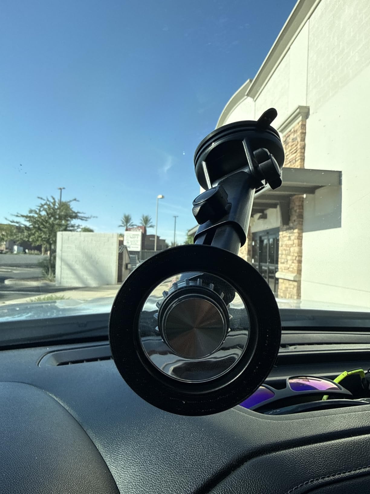 Coolpow for MagSafe Car Mount [Windshield+Vent+Dash] Magnetic Phone Holder for Car Phone Holder Mount Cell Phone Holders for Your Car for iPhone 17 16 15 Universal customer photo 2