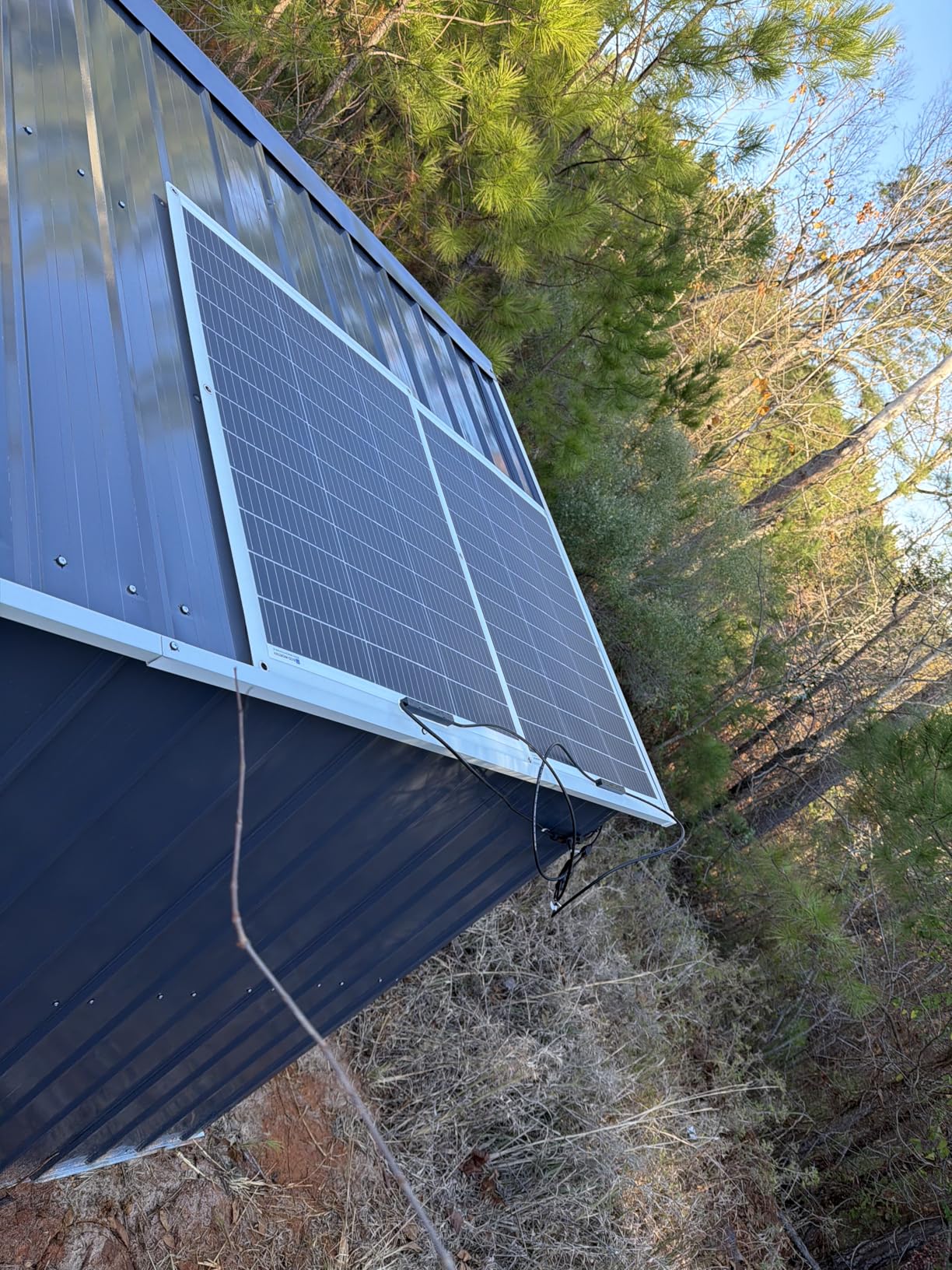 ECO-WORTHY 260Watt 12Volt Flexible Solar Panel Kit for Off Grid Home RV, Boat and Uneven Surfaces:2pcs 130W Mono Solar Panel + 30A 12V Charger Controller + Solar Cable + Tray Cable + Y Branch customer photo 1