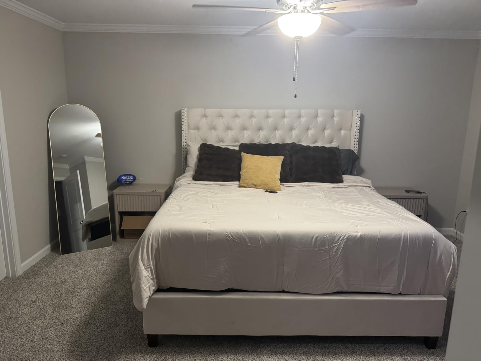 Jocisland Queen Size Bed Frame 61.4