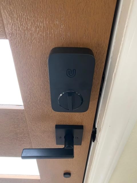 ULTRALOQ U-Bolt WiFi Smart Lock with Door Sensor, Built in Wi-Fi Smart Deadbolt Locks for Front Door, Remote Access, App Code Unlock, Auto-Lock, Auto Unlock, Works with Alexa, Google, ANSI Grade 1 customer photo 2