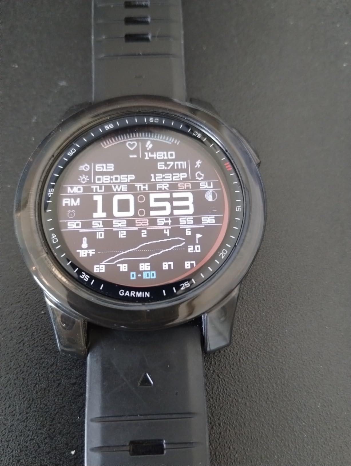 fenix 7X Pro Solar, Multisport GPS Smartwatch, Built-in Flashlight, Solar Charging Capability, Black customer photo 1