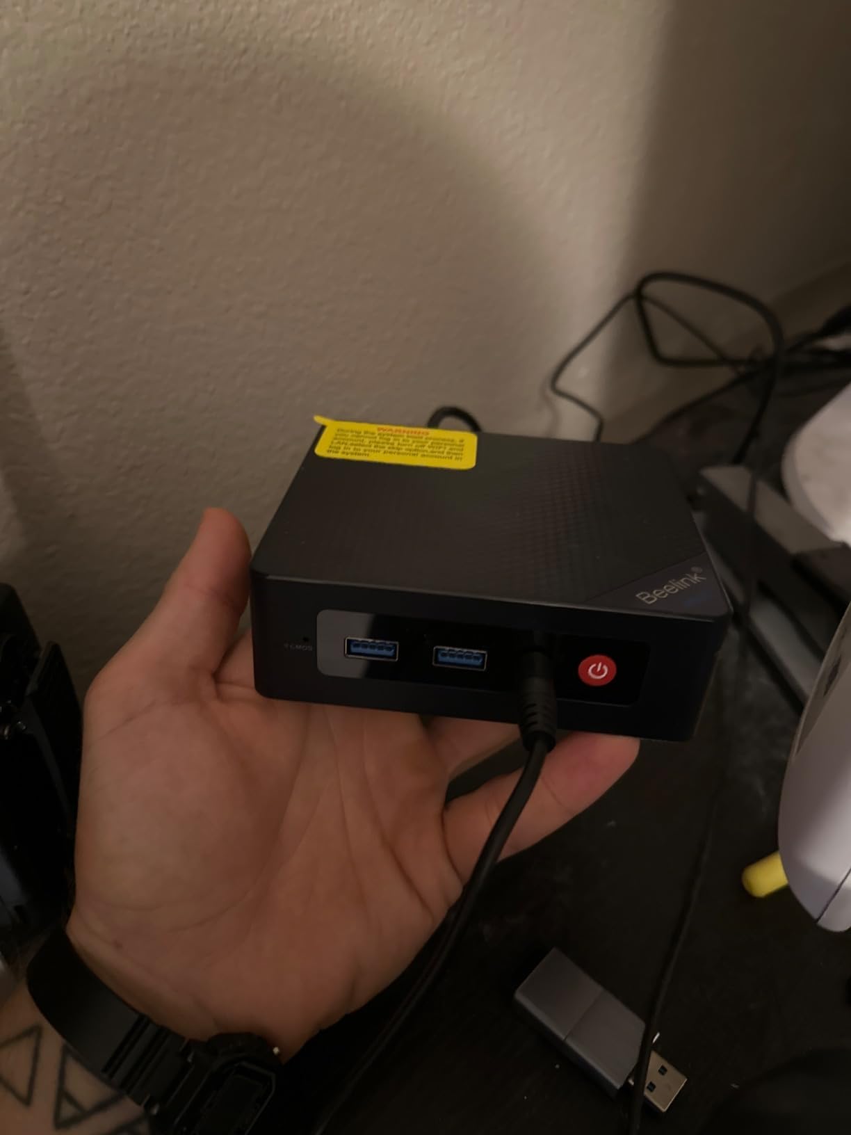 Beelink Mini PC, 12th Gen Intel Alder Lake-N100 up to 3.4 GHz, 16GB DDR4 RAM 500GB M.2 SSD Desktop PC, S12 Pro Mini Computers, 4K@60Hz Dual HDMI, USB3.2, WiFi 6 BT5.2, RJ45 LAN, Family-NAS/HTPC customer photo 2