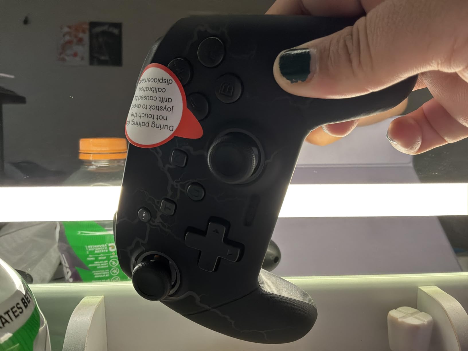VOYEE Switch Controllers Compatible with Switch/Lite/OLED/PC Windows, Programmable RGB Lightning LED, Wireless Pro Controller with One Key Pairing/Wake Up/Turbo/Vibration customer photo 2