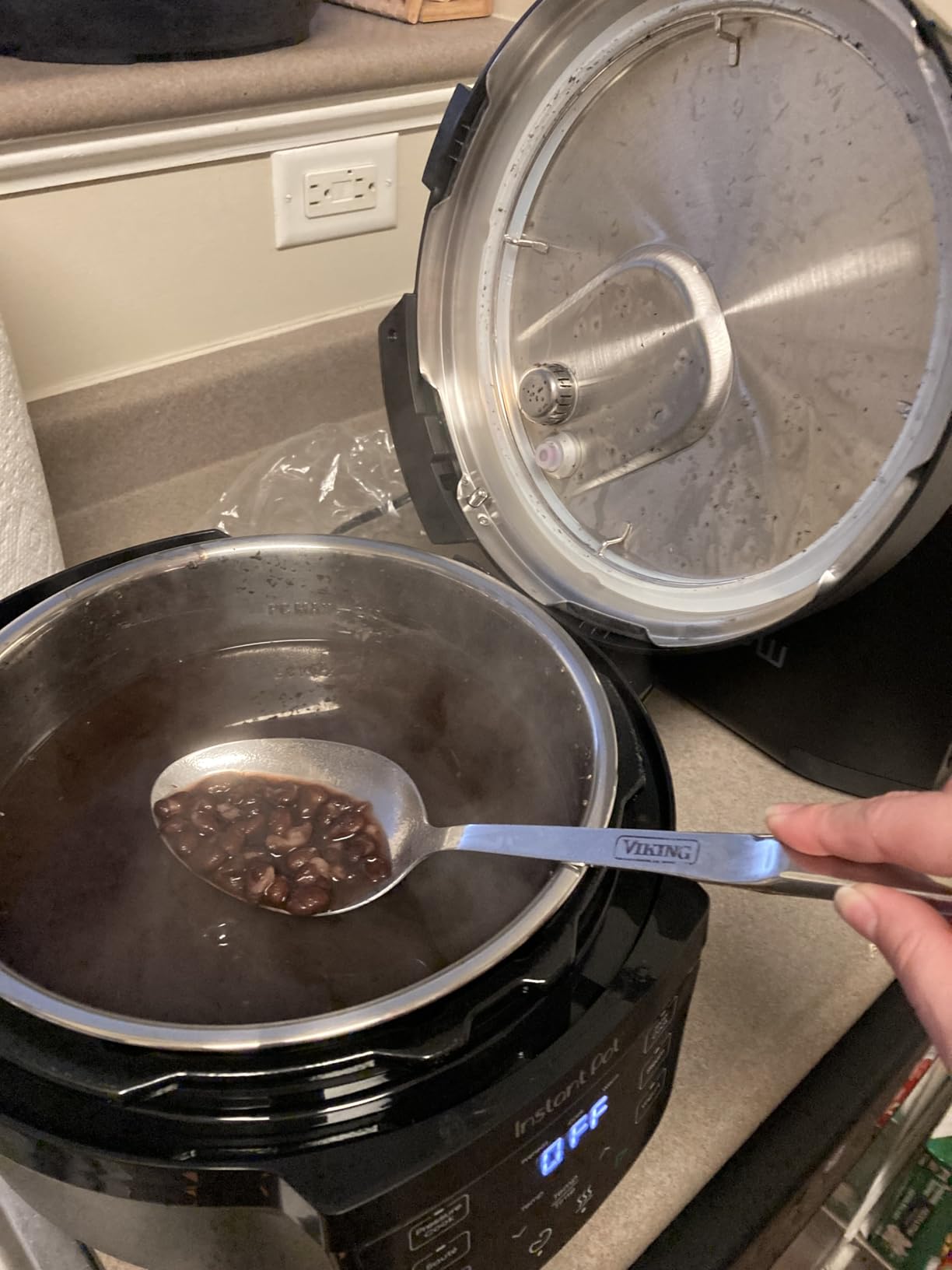 Instant Pot 7.5QT RIO Wide, 7-in-1 Electric Multi-Cooker, Pressure Cooker, Slow Cook, Rice, Steamer, Saute, Yogurt & Warmer, Wide Base, Large Searing Base, WhisperQuiet Steam Release customer photo 2