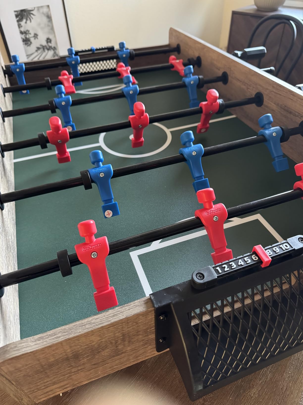 GoSports 32 Inch Tabletop Foosball Game Set - Oak or Black | Tabletop customer photo 2