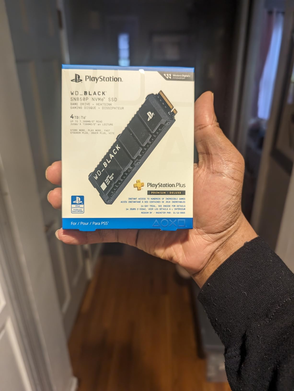 WD_BLACK 1TB SN850P NVMe M.2 SSD Officially Licensed Storage Expansion for PS5 with Heatsink customer photo 2