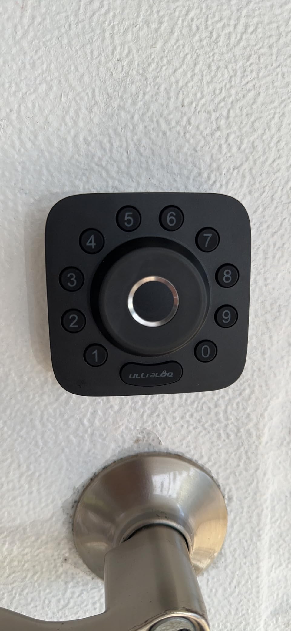 ULTRALOQ U-Bolt Pro WiFi Smart Lock with Door Sensor, Built in Wi-Fi Smart Deadbolt Lock for Front Door with Fingerprint ID, App Remote Control, Share Access, Auto Unlock, Auto Locking, Backlit Keypad customer photo 1