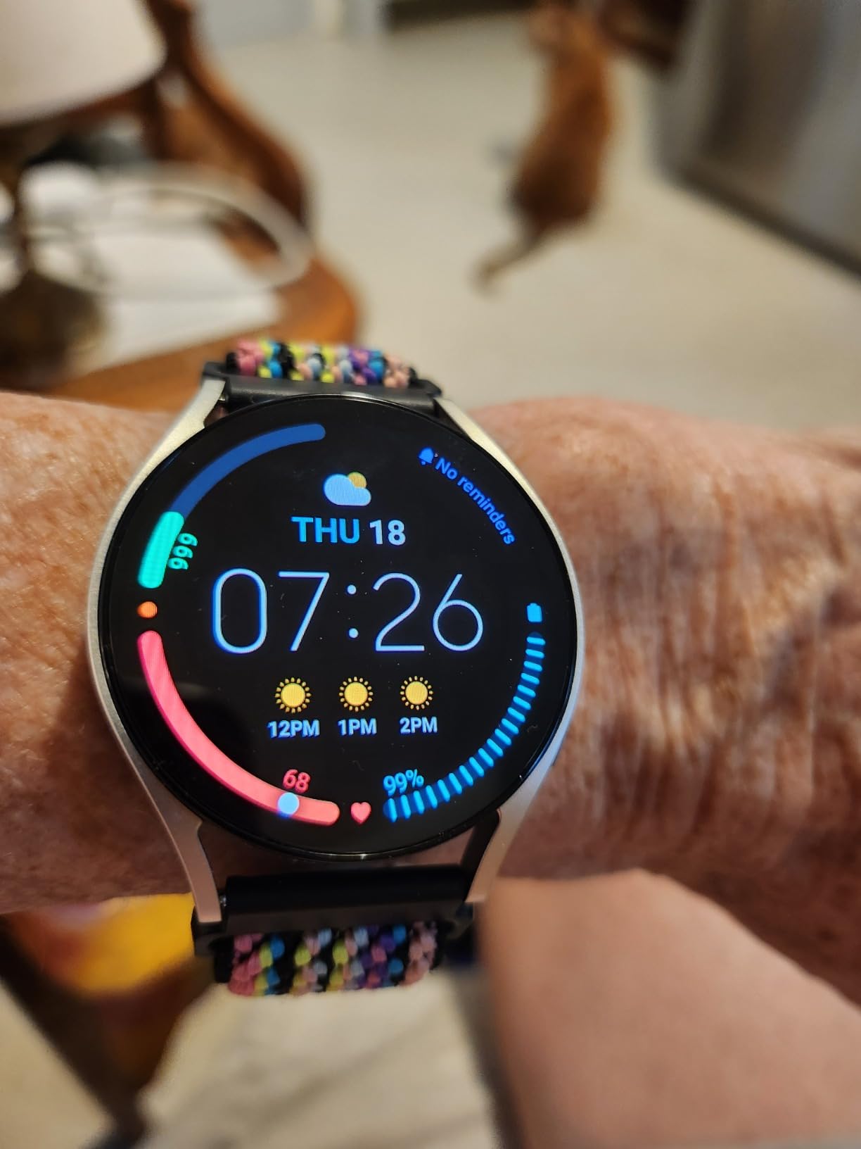 SAMSUNG Galaxy Watch 6 40mm Bluetooth Smartwatch, Fitness Tracker, Personalized HR Zones, Advanced Sleep Coaching, Heart Monitor, BIA Sensor, Health Wellness Insights, Big Screen, US Version, Graphite customer photo 1