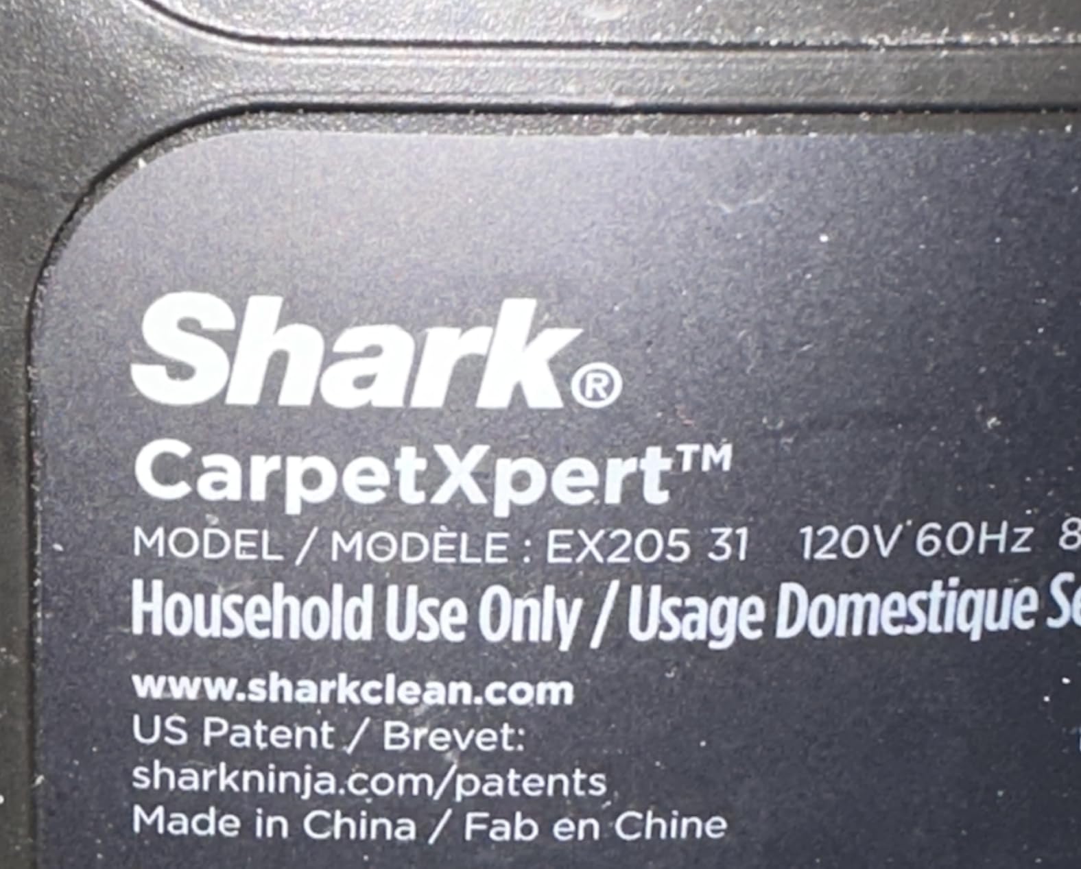 Shark CarpetXpert | Upright Carpet, Area Rug & Upholstery Cleaner | Carpet Shampooer with StainStriker Handheld Tough Stain Eliminator | Removes Tough Stains & Odors | 3 Cleaning Tools | White | EX201 customer photo 2