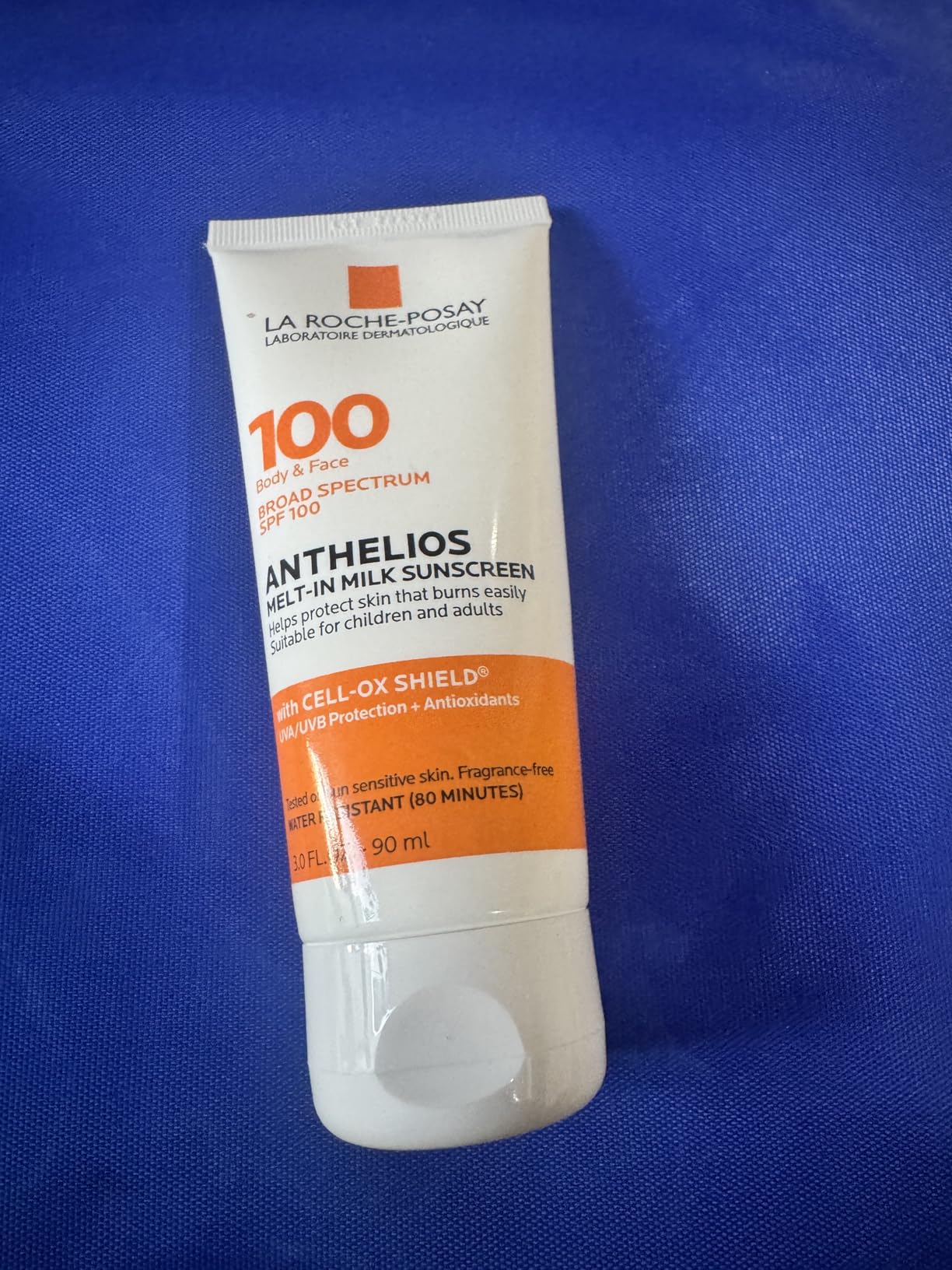 La Roche-Posay Anthelios Melt-In Milk Sunscreen SPF 100, Sunscreen For Body & Face, Broad Spectrum SPF + Antioxidants, Oil Free, For Sun Sensitive Skin, Oxybenzone Free customer photo 2