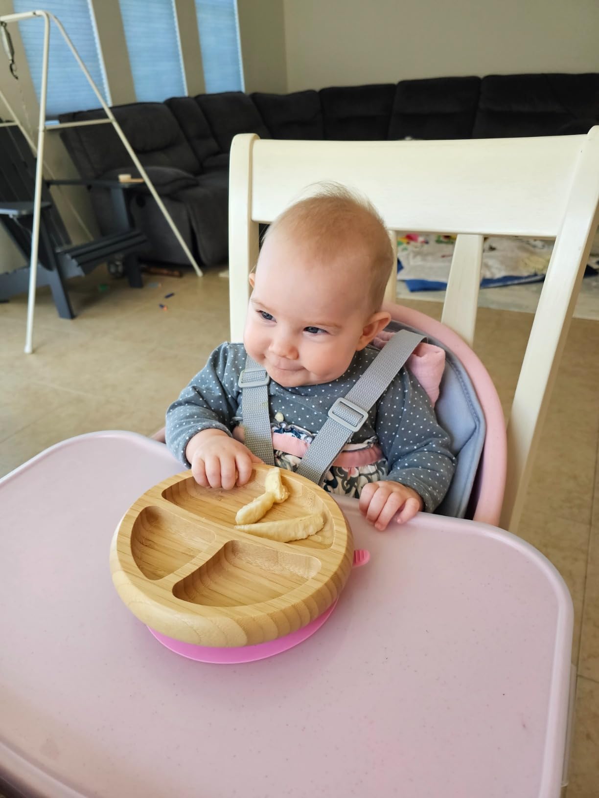 Maxi-Cosi Moa 8-in-1 High Chairs for Babies and Toddlers, Machine Washable Infant High Chair, Compact, Convertible High Chair Lightweight Design, Classic Slate customer photo 2