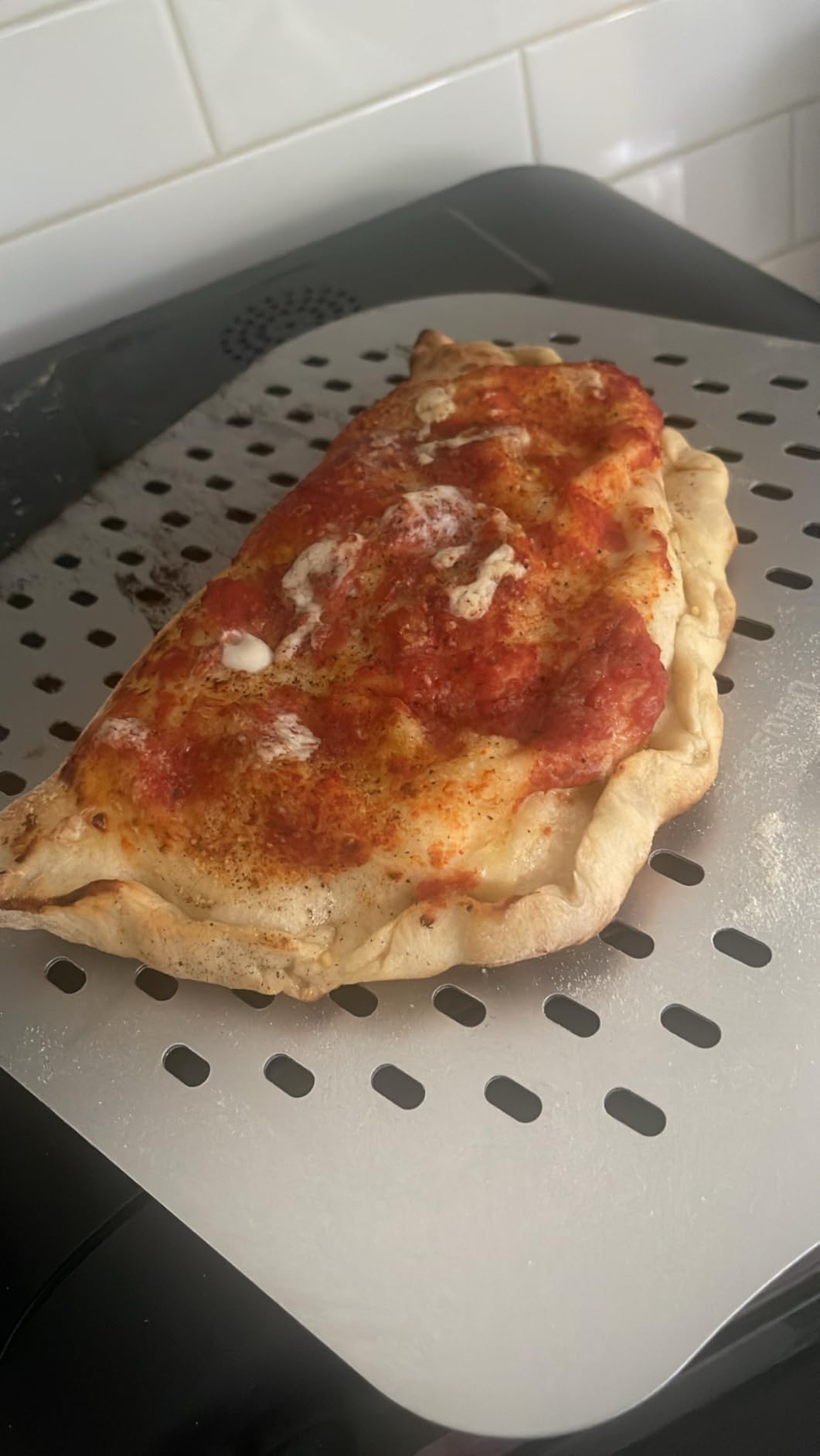 CHEFMAN Indoor Pizza Oven - Makes 12 Inch Pizzas in Minutes, Heats up to 800°F - Countertop Electric Maker with 5 Touchscreen Presets, Pizza Stone and Peel Included - Stainless Black customer photo 1