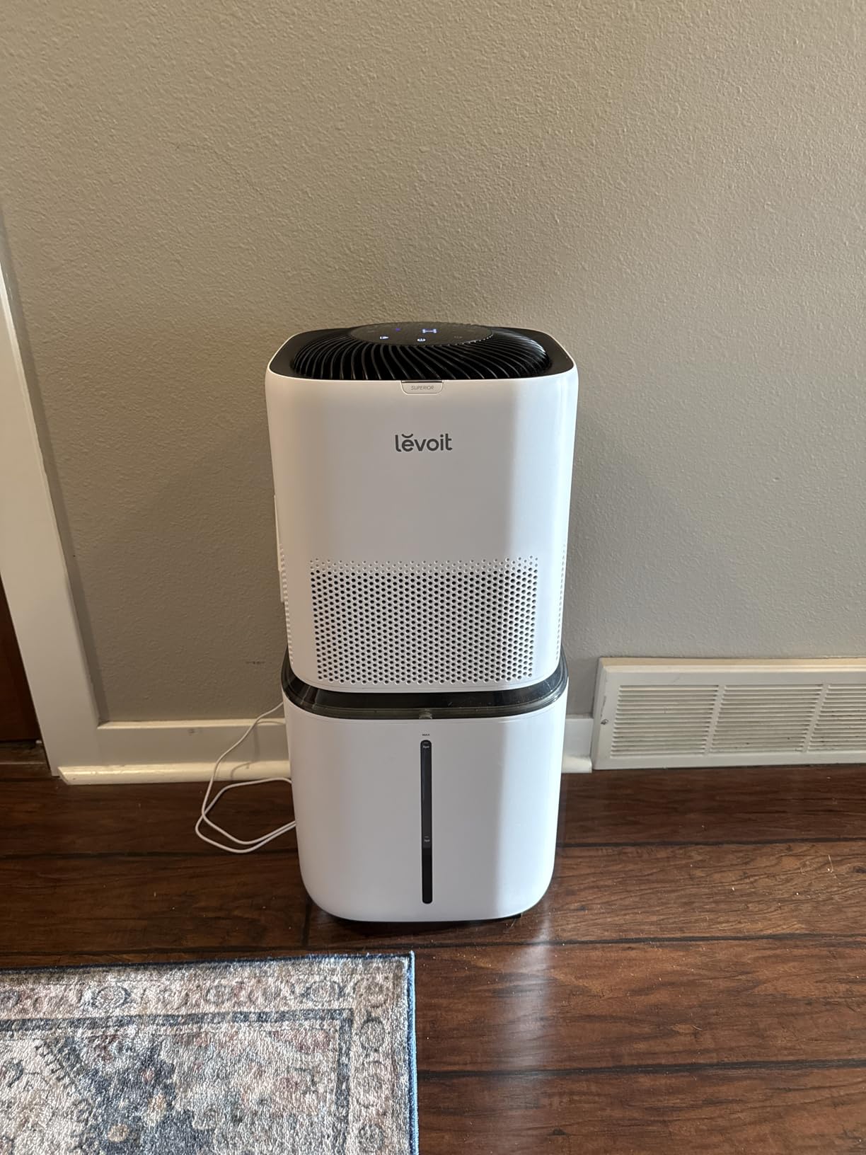 LEVOIT Superior 6000S Smart Evaporative Humidifiers for Home Whole House up to 3000ft², 6 Gal, Last 72-Hour, Premium Filter, Dry Mode, Wheels & Water Fill Hose & Foldable Storage - Quiet Sleep Mode customer photo 1