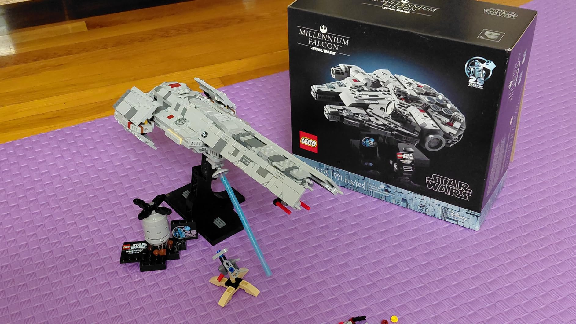 LEGO Star Wars Millennium Falcon 25th Anniversary Collectible Building Set, 75375 customer photo 1
