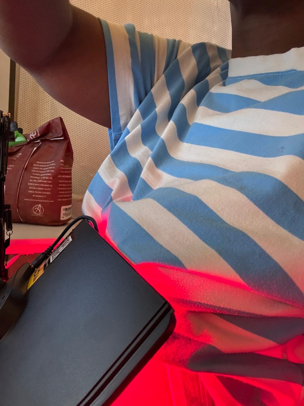 Red Light Therapy for Face and Body, Red Infrared Light Therapy Lamp with Stand Led 660nm Red Light-Therapy & 850nm Infrared Light Device for Body customer photo 1