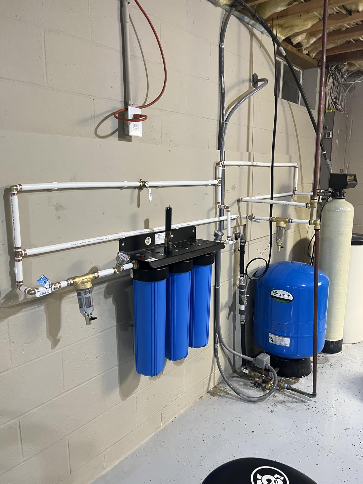 Waterdrop WHF3T-FG 3-Stage Whole House Water Filter System, Reduce Iron & Manganese, 7-Stage Filtration customer photo 1