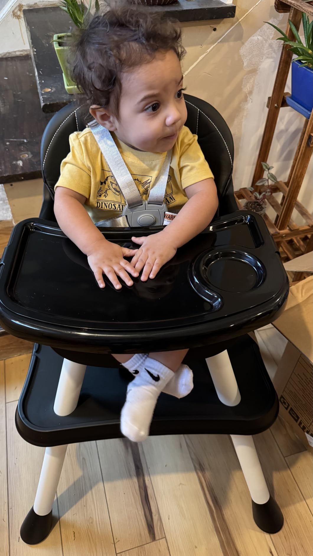 UNISWAN 6 in 1 Baby High Chair, Convertible Highchair for Babies and Toddlers, Grey customer photo 1
