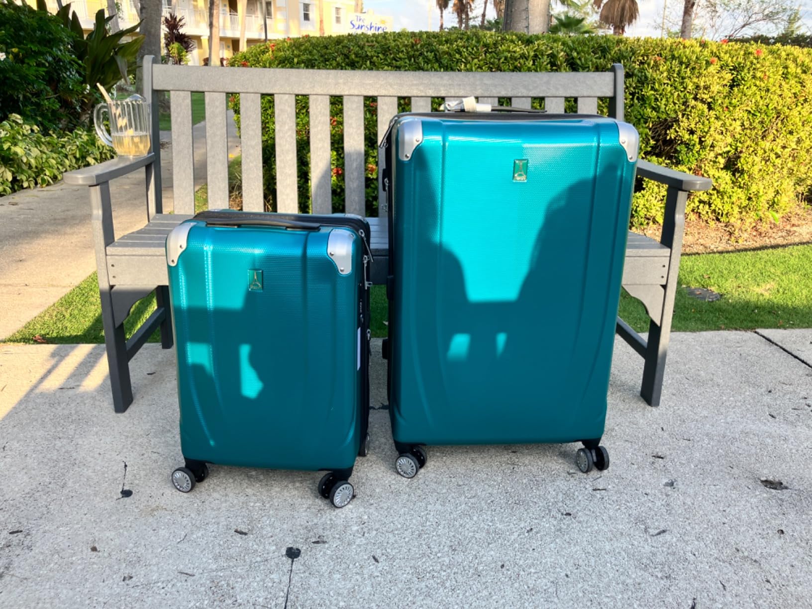 Samsonite Pathways 3 Hardside Expandable Luggage, 8 Spinner Wheels, Lightweight Hard Shell Suitcase 3 Piece Set (21/25/28), Champagne customer photo 2