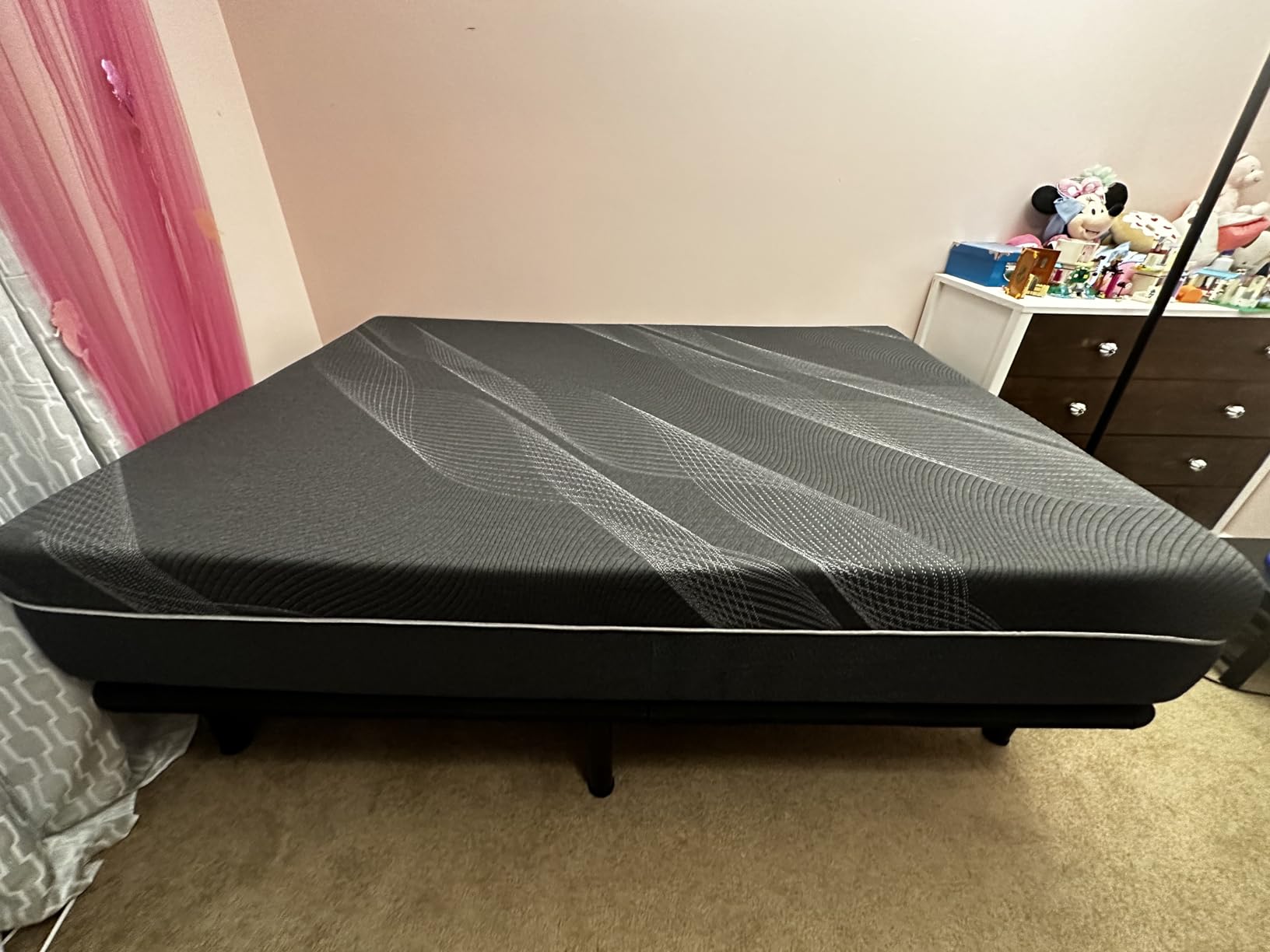 Dyonery Twin XL Adjustable Bed Base Frame with Wireless Remote + 12 Inch Twin XL Gel Memory Foam Mattress Bed in a Box, Head and Foot Incline, Zero Gravity, Fiberglass Free, 80