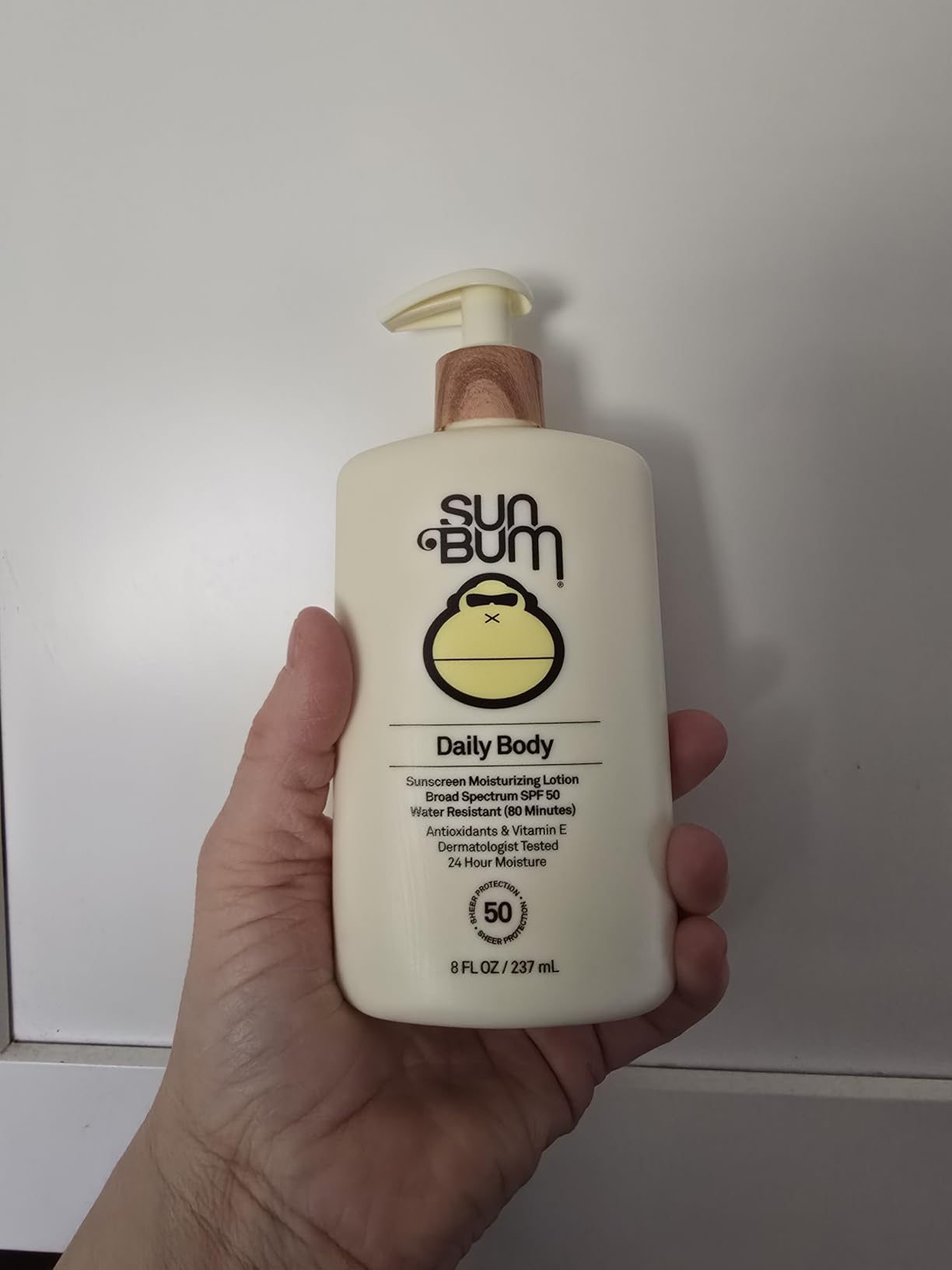 Sun Bum Daily SPF 50 Sunscreen Body Lotion - Broad Spectrum Moisturizing Sunscreen with Vitamin E - Vegan and Hawaii 104 Act Compliant - Dermatologist Tested - 8 oz customer photo 1