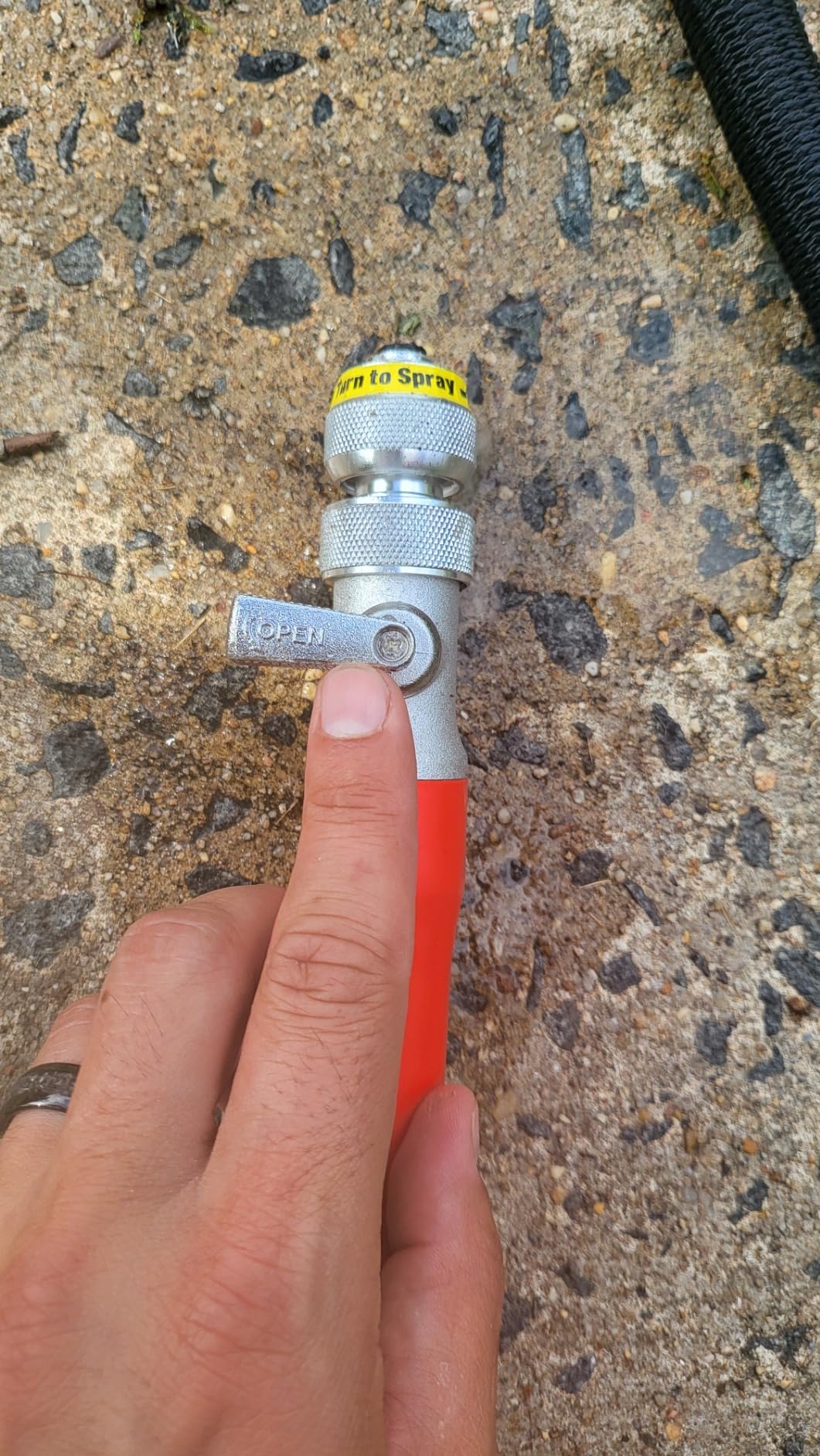 Pocket Hose 50 FT Silver Bullet 2.0 Expandable Garden Hose w/Turbo Shot Nozzle, AS SEEN ON TV, Lead-Free, Solid Aluminum Connectors, Easy On/Off Valve, Kink-Free, Leak-Proof customer photo 2