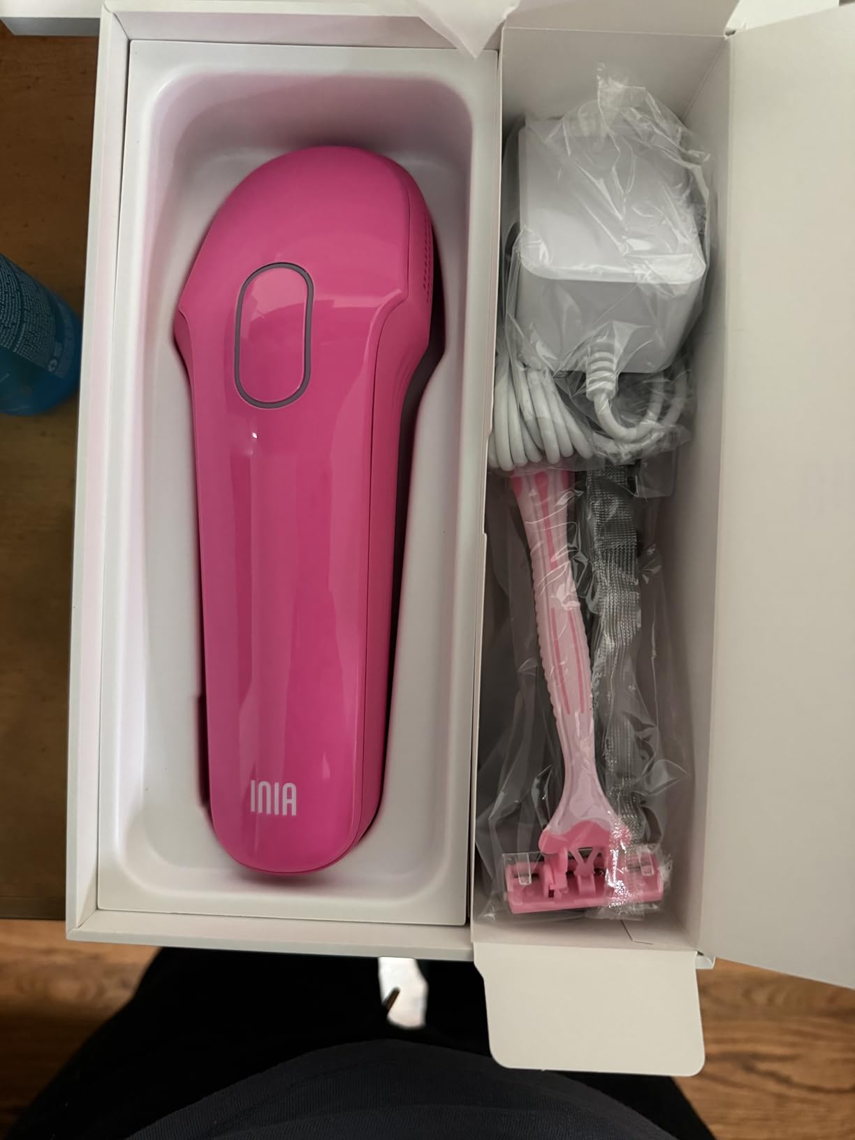 INIA Laser Hair Removal with Ice-Cooling Care for Women and Men, HAUTE Pro Painless at-Home IPL Hair Remover for Coarse Hair in Bikini All Body Areas customer photo 2