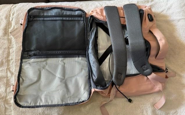 Taygeer Travel Laptop Backpack for Men Women, Airplane Approved Travel Backpack Suitcase with Water Bottle Pocket, Lightweight College 35L Luggage Bag 15.6inch Laptop Mochila Gifts for Business,Black customer photo 2