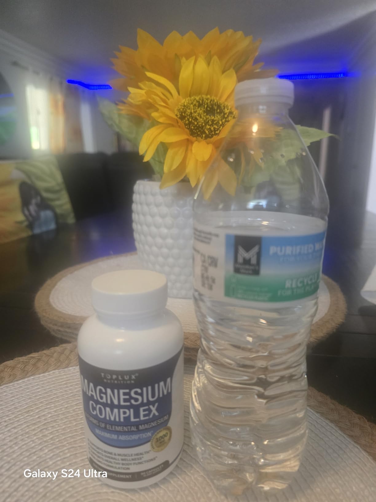 Magnesium Complex Supplement 8 Elemental 1000mg - Magnesium Glycinate, Citrate, Malate, Taurate, Chelated for Easy Absorption for Bones, Muscle, Recovery, Energy, Vegan Non-GMO 90 Capsules customer photo 2