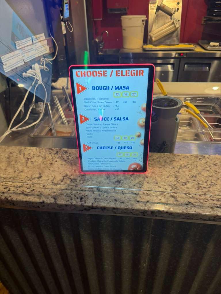 ApoloSign Neon Light Digital Picture Frame, Desk Digital Calendar, Auto-synced Schedule via Frameo App - 10.1