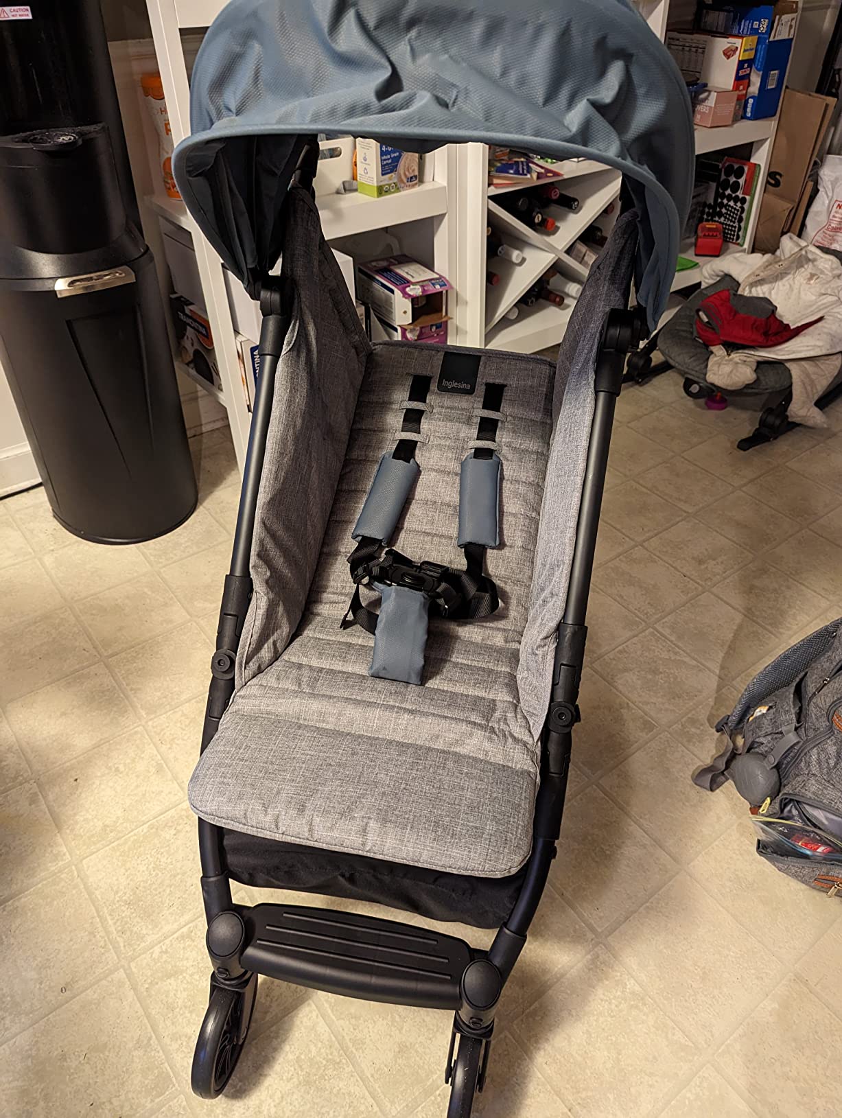 Inglesina Quid 2 Stroller - Elephant Gray - Ultra Compact Lightweight Travel Stroller, Babies and Toddlers, Airplane Overhead, Foldable, Reclining Seat, Collapsible Canopy, 3 Months - 50 lbs, BPA Free customer photo 1
