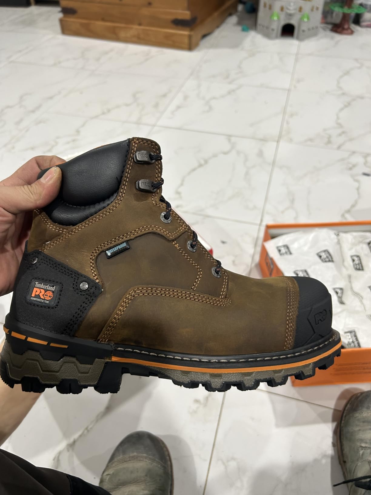 Timberland PRO Men's Boondock 6 Inch Composite Safety Toe Waterproof Work Boot customer photo 1