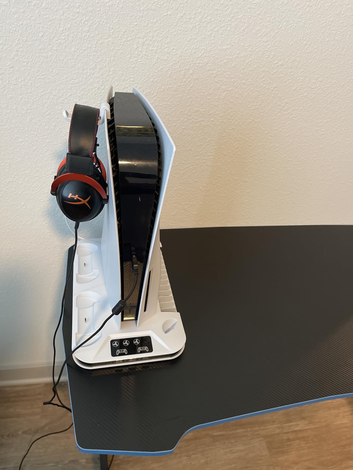 PS5/Slim/Pro Cooling Station with Controller Charging Station for Playstation Console - PS5 Pro Stand Cooler Accessories Incl Cooling Fan/3 USB Hubs customer photo 1
