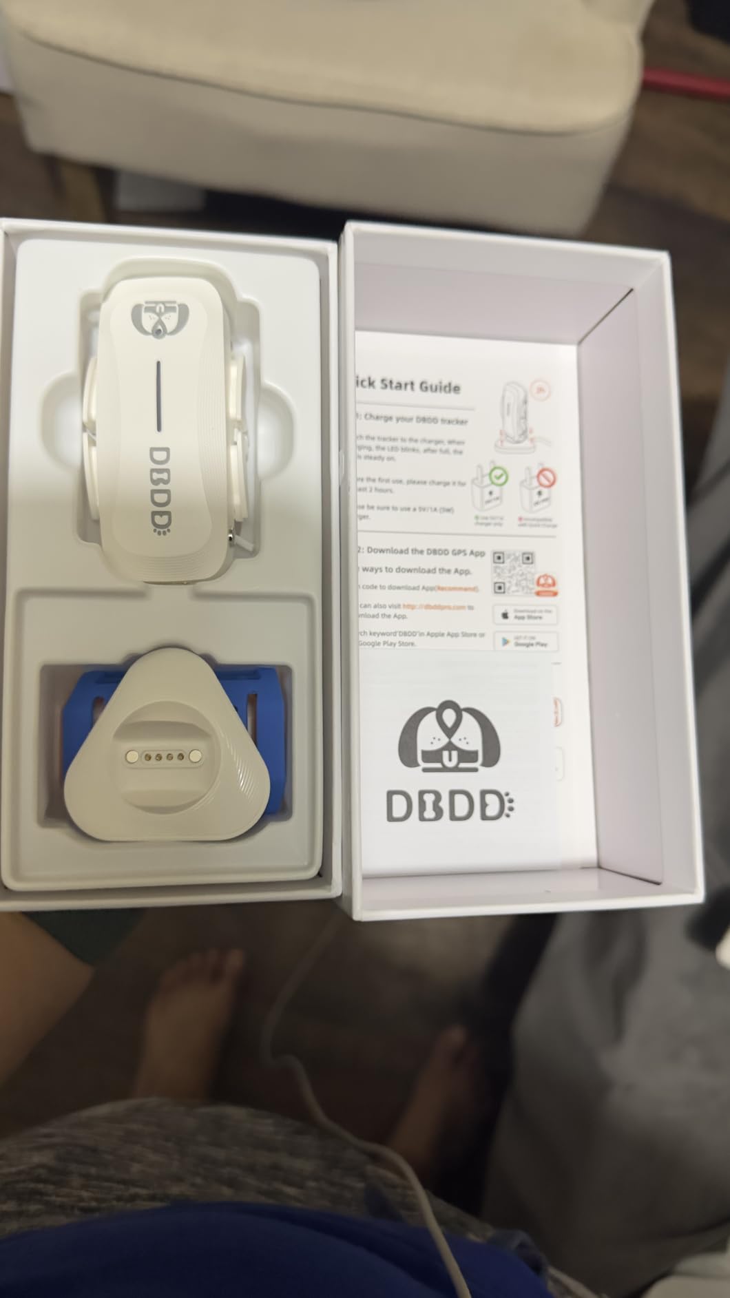 DBDD Dog GPS Tracker, AI Tracker Collar with Virtual Fence & Health Monitoring - Real Time Location Tracker for Escape Artists, Electronic Fence Collar for Medium to Large Dogs, iOS and Android customer photo 2