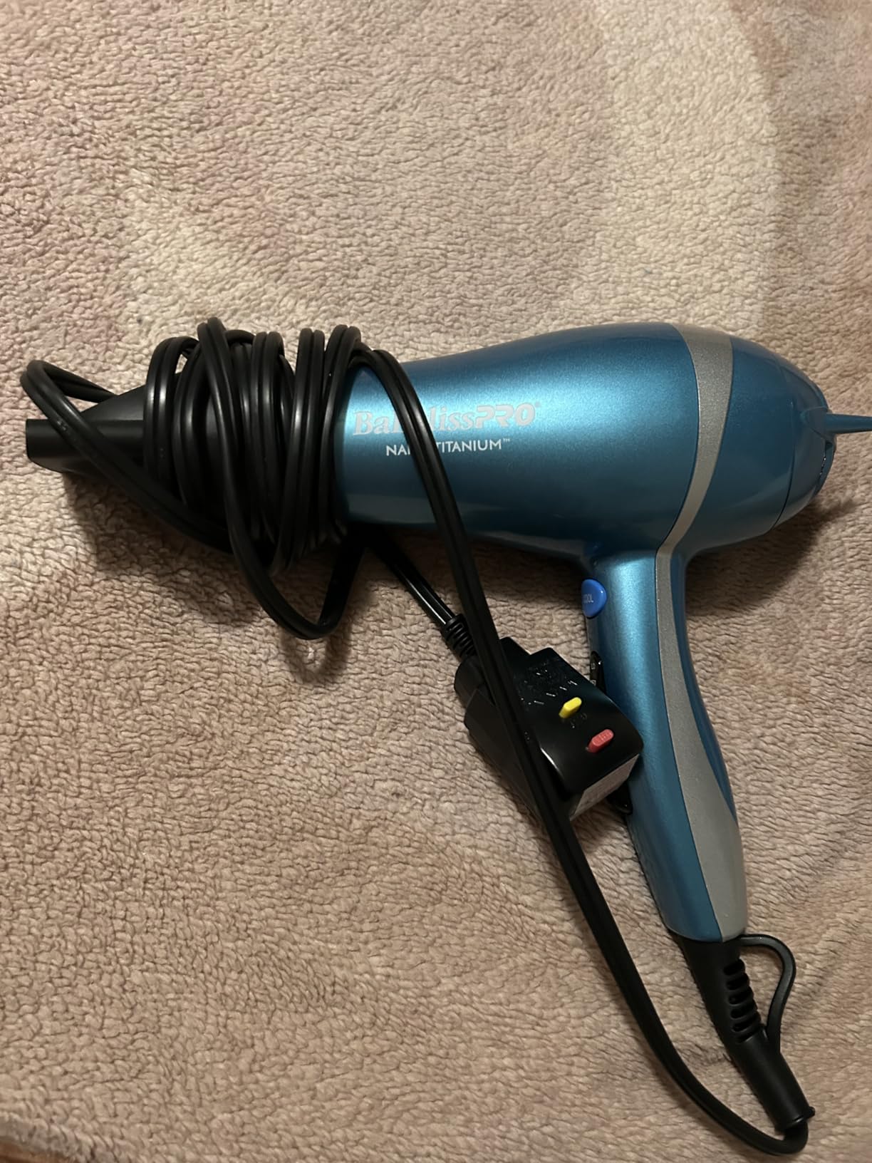 BaBylissPRO Nano Titanium 2000-Watt Blow Dryer with Concentrator Nozzle, Professional Grade Ionic Corded Styling Tool customer photo 2