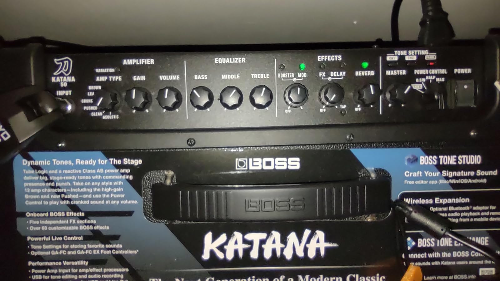 BOSS Katana-50 Gen 3 Guitar Amplifier | 50-Watt Combo Amp | Custom 12-Inch Speaker customer photo 2