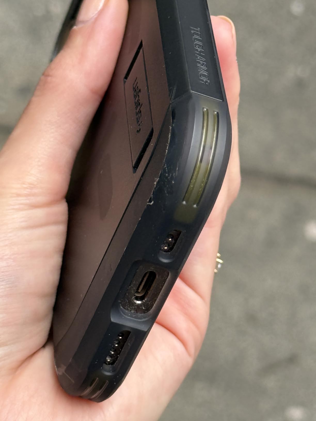 Spigen for iPhone 16 Case, Tough Armor (Ai) MagFit [Compatible with Magsafe] [Kickstand] [Military-Grade Protection] - Black customer photo 2