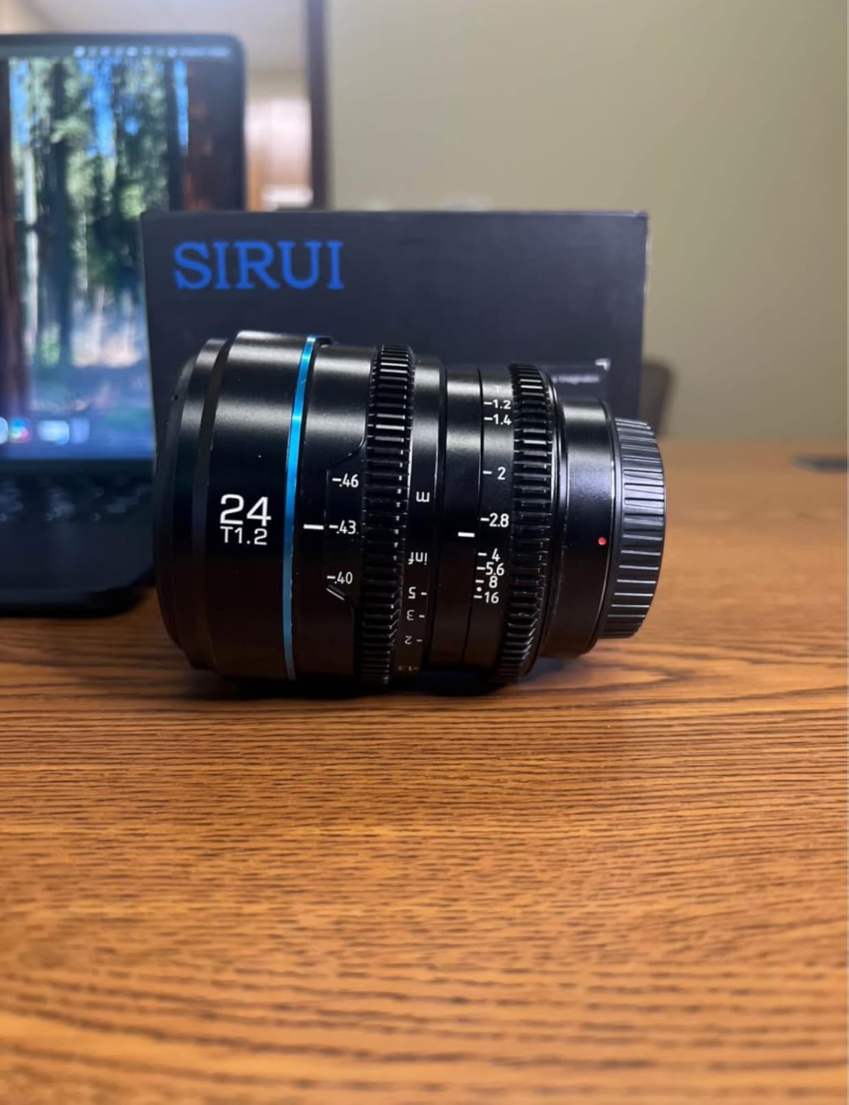 SIRUI Night Walker 16mm S35 Wide Angle Cine Lens, T1.2 Large Aperture Manual Focus Lens for E Mount Cameras, FX30, ZVE-10, A6500, A6600 (MS16E-B, Black) customer photo 1
