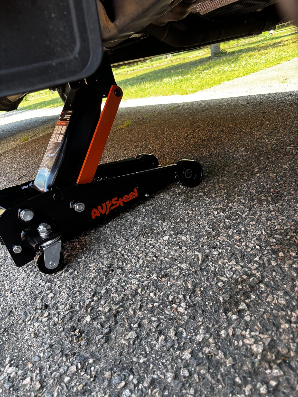AV Steel 3 Ton Floor Jack (6600 lbs), Heavy Duty Hydraulic Jack for Car, Heavy-Duty Floor Jack with Single Piston Pump, Quick Lift Car Jack 3 ton with Lifting Range 5.5'' to 18.5'' customer photo 1