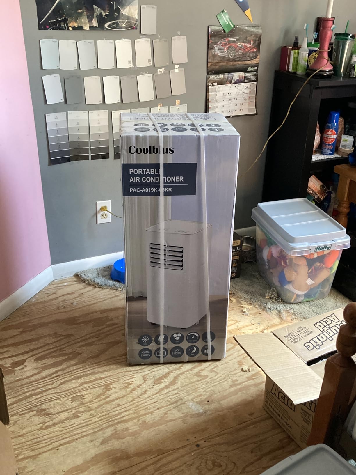 Coolblus Portable Air Conditioners, 8400 BTU air conditioner Cools Up to 340 Sq.Ft, 3 in 1 Portable AC with Remote, 24H Timer, Sleep Mode, Window Kit & Filter Brush, No Wall Required, White-8400BTU customer photo 2