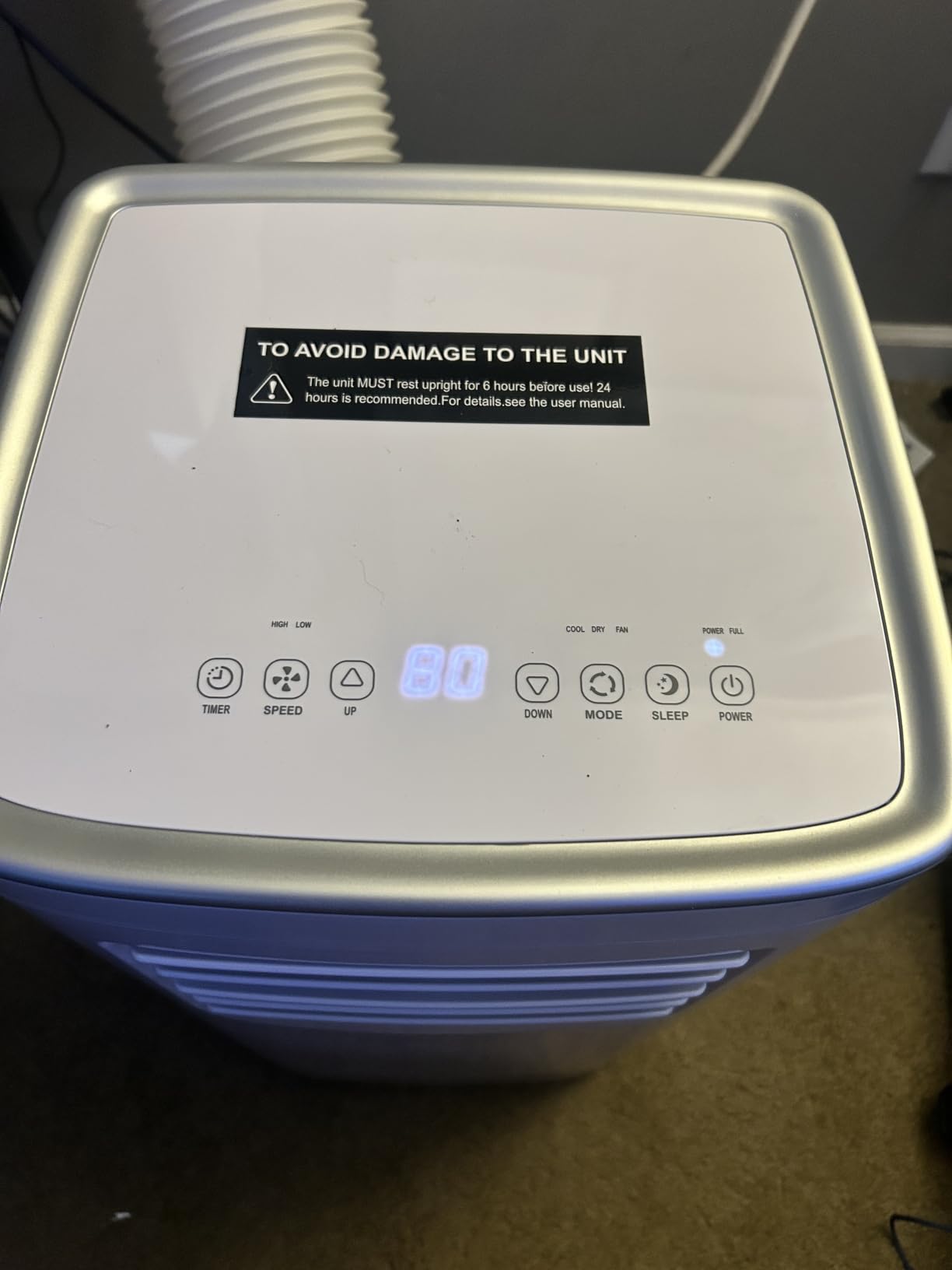 Coolblus 12000 BTU Portable Air Conditioners, 3-in-1 AC Unit Cools Up to 550 Sq.Ft. with Remote Control/Smart Sleep Mode/24Hrs Timer/Window Installation Kait & Filter Cleaning Brush, White-12000BTU customer photo 1