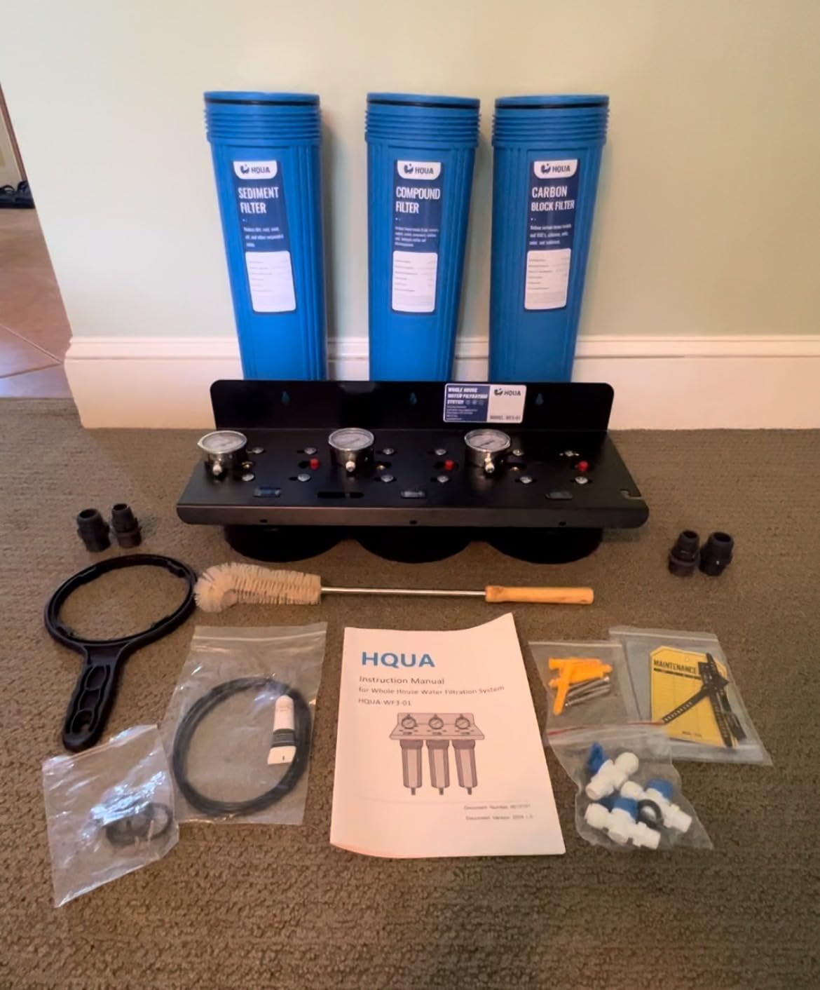 WF3-01 3-Stage Whole House Water Filtration System, Reduces Heavy Metals, Chlorine, Sediment, Odor, and VOCs customer photo 2