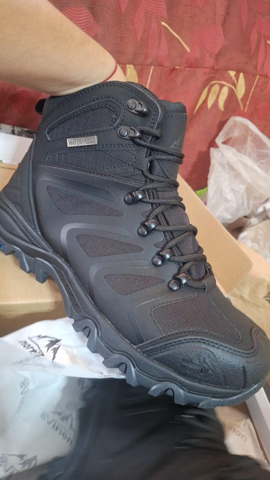 NORTIV 8 Waterproof Work Boots for Men Steel Toe Safety Construction Boots ARMADILLO-STL customer photo 2