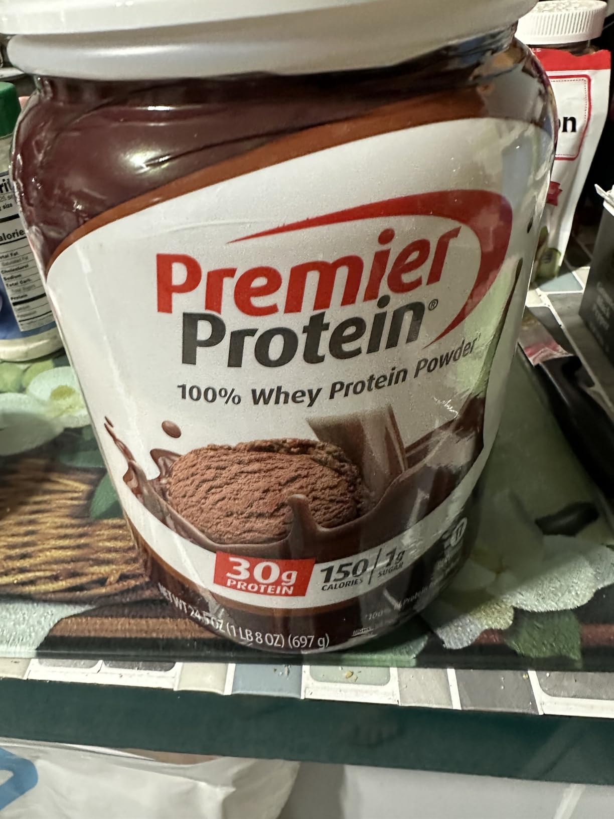Premier Protein Powder, Chocolate Milkshake, 30g Protein, 1g Sugar, No Soy, Gluten Free, 41.9oz (29 Servings) customer photo 1