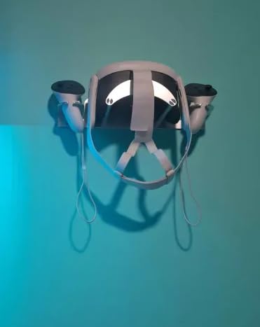 VR Wall Mount - Compatible with Meta Oculus Quest 3S/3/2/Pro/Rift-S - Aluminium VR Headset and Controller Hanger customer photo 2