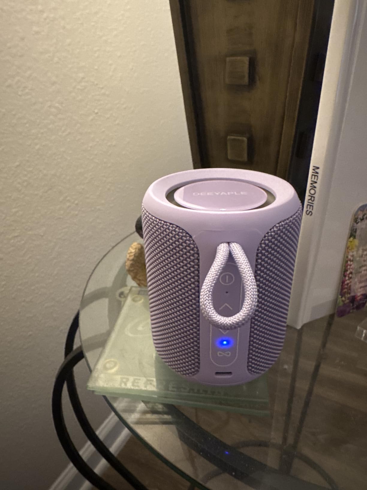 Bluetooth Speaker Wireless,IP67 Waterproof & Dustproof Portable Speaker with Lights,15W Loud Stereo Sound, 2500mAh Battery All Day Playtime, TWS Pairing, BT5.3, Home/Party/Outdoor/Beach (Black) customer photo 2